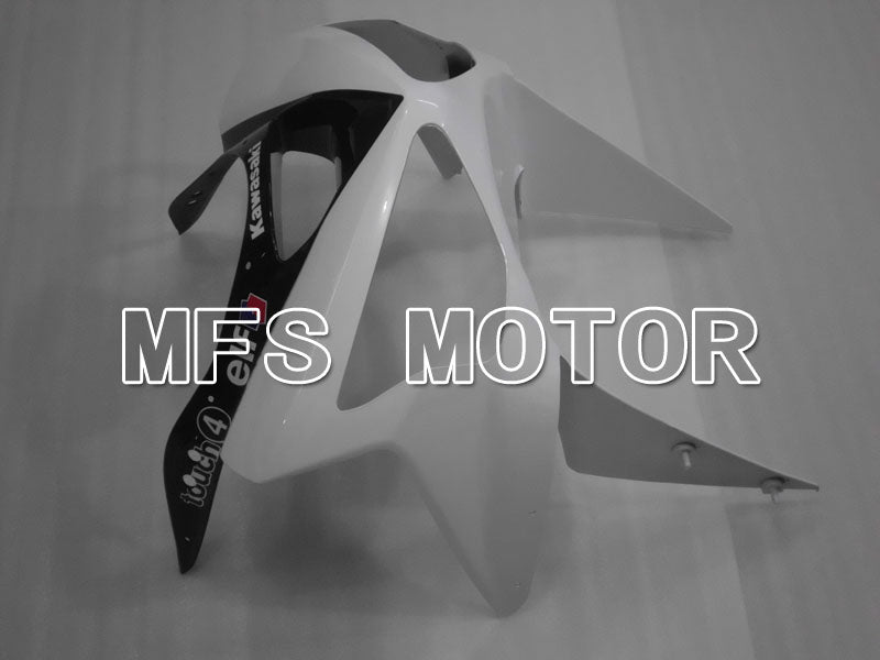 Kawasaki NINJA ZX6R 2003-2004 Injection ABS Fairing - Monster - Black White - MFS3713 - Fairings Kit