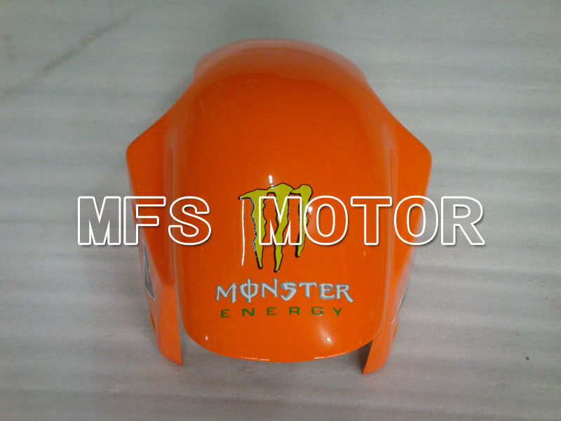 Kawasaki NINJA ZX6R 2003-2004 Injection ABS Fairing - Monster - Black Orange - MFS3716 - Fairings Kit