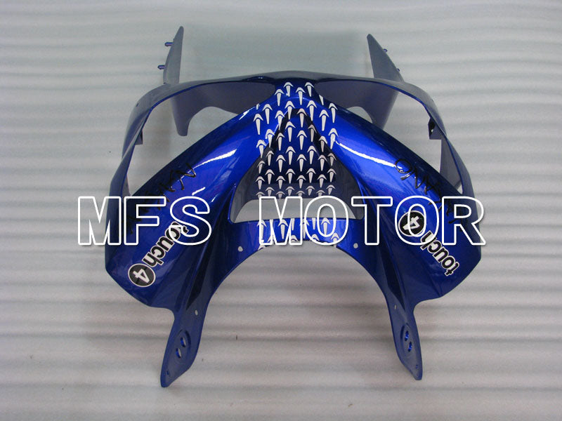 Kawasaki NINJA ZX6R 2003-2004 Injection ABS Fairing - Factory Style - Black Blue - MFS3717 - Fairings Kit