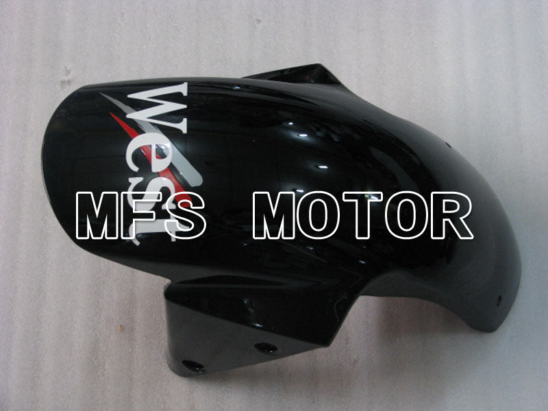 Kawasaki NINJA ZX6R 2003-2004 Injection ABS Fairing - West - Black White - MFS3720 - Fairings Kit