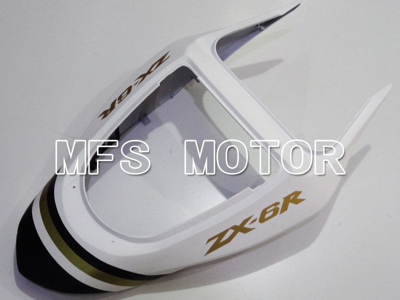 Kawasaki NINJA ZX6R 2003-2004 Injection ABS Fairing - Lucky Strike - Black White - MFS3732 - Fairings Kit