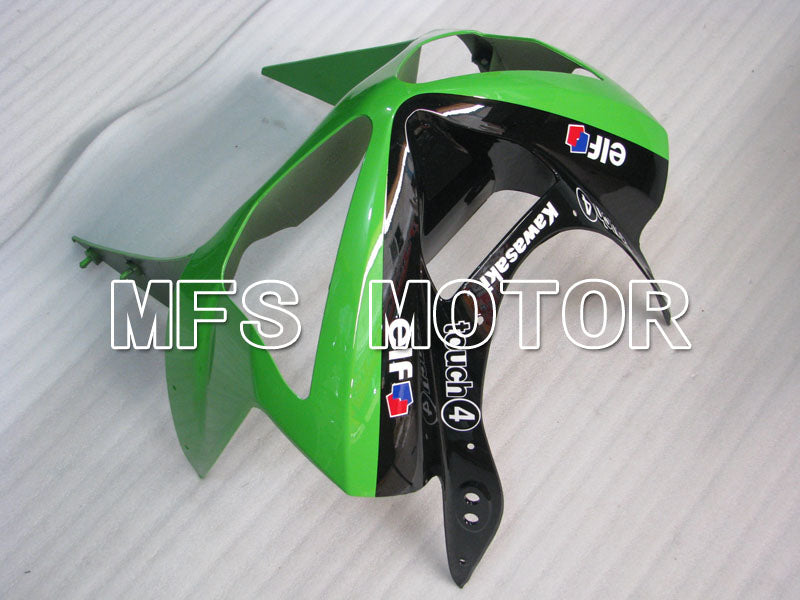 Kawasaki NINJA ZX6R 2003-2004 Injection ABS Fairing - Monster - Black Green - MFS3735 - Fairings Kit