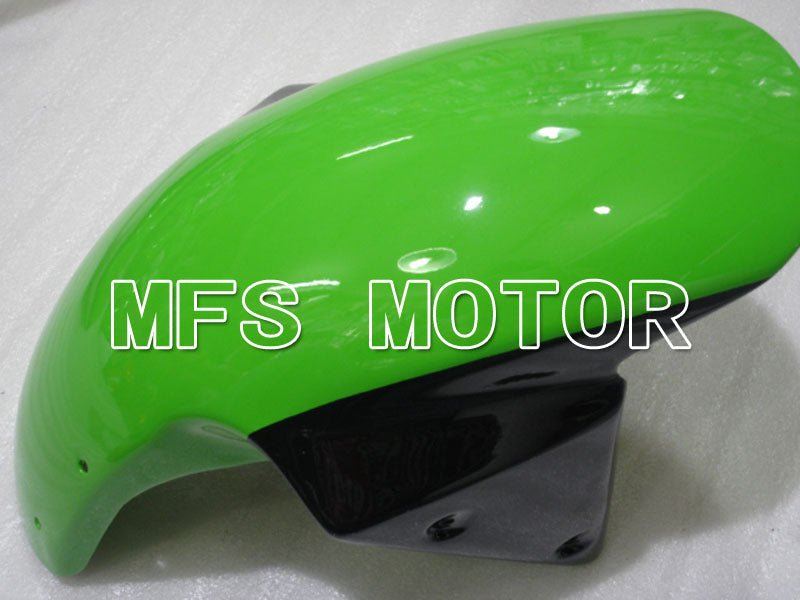 Kawasaki NINJA ZX6R 2003-2004 Injection ABS Fairing - Factory Style - Black Green - MFS3705 - Fairings Kit