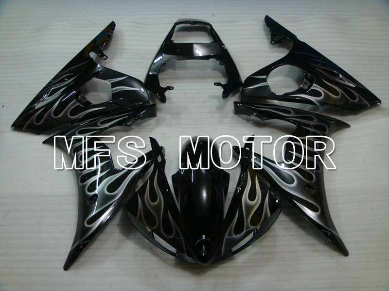 Yamaha YZF-R6 2005 Injection ABS Fairing - Flame - Black Gray - MFS3744 - Fairings Kit