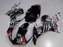 Yamaha YZF-R6 2005 Injection ABS Fairing - FIAT - Black White - MFS3754 - Fairings Kit