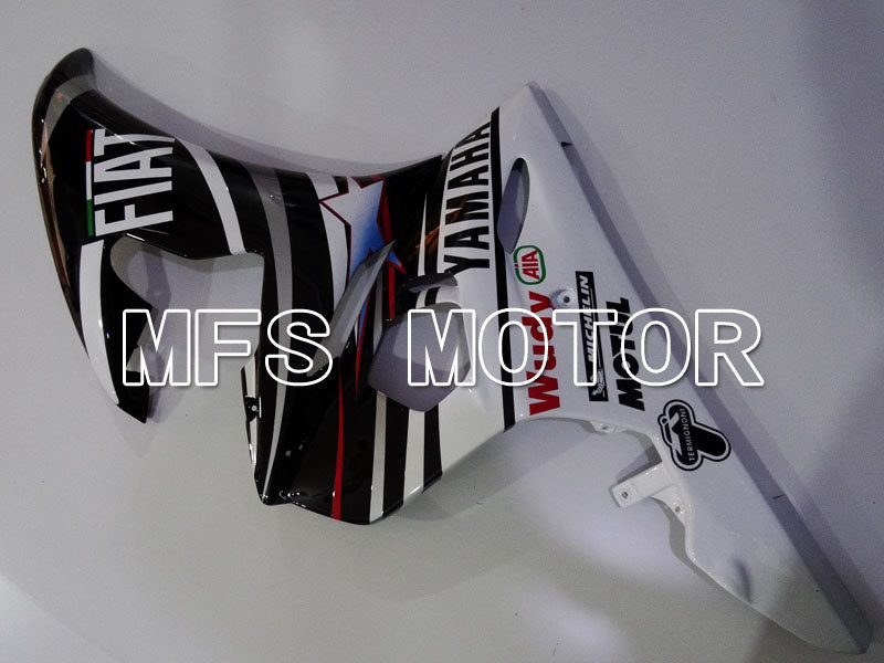 Yamaha YZF-R6 2005 Injection ABS Fairing - FIAT - Black White - MFS3754 - Fairings Kit