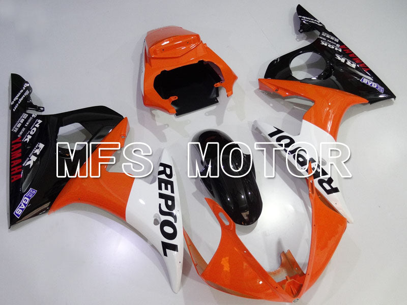 Yamaha YZF-R6 2005 Injection ABS Fairing - Repsol - Orange White - MFS3757 - Fairings Kit
