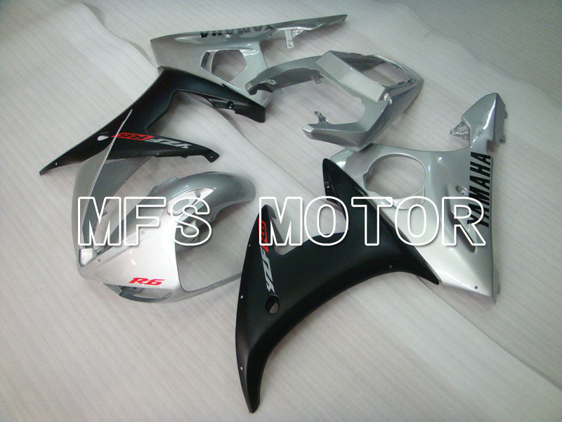 Yamaha YZF-R6 2005 Injection ABS Fairing - Factory Style - Black Silver Matte - MFS3782 - Fairings Kit