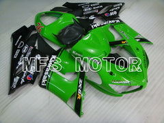 Kawasaki NINJA ZX6R 2005-2006 Injection ABS Fairing - Others - Black Green - MFS3783 - Fairings Kit