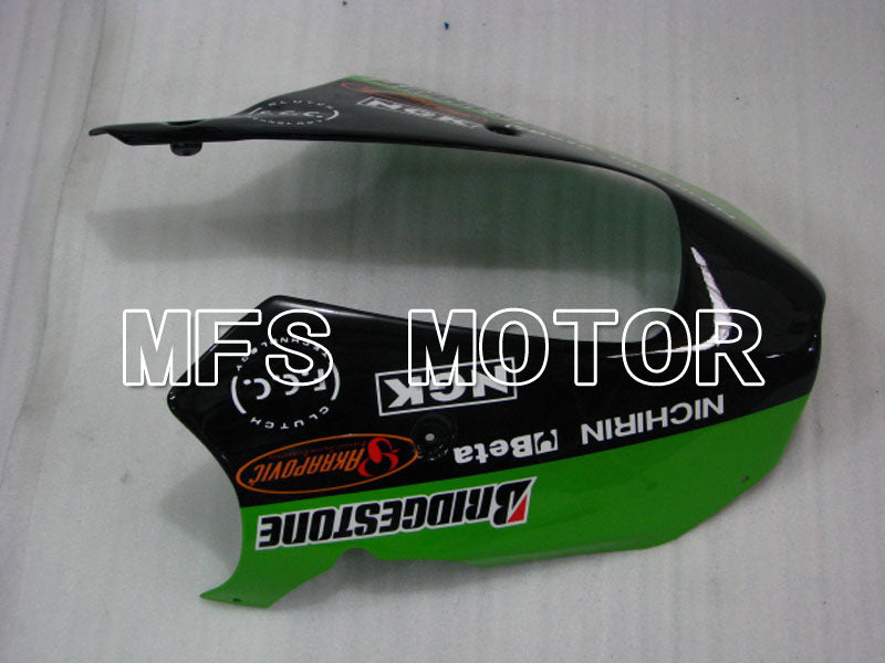 Kawasaki NINJA ZX9R 2000-2001 ABS Fairing - Monster - Black Green - MFS3835 - Fairings Kit