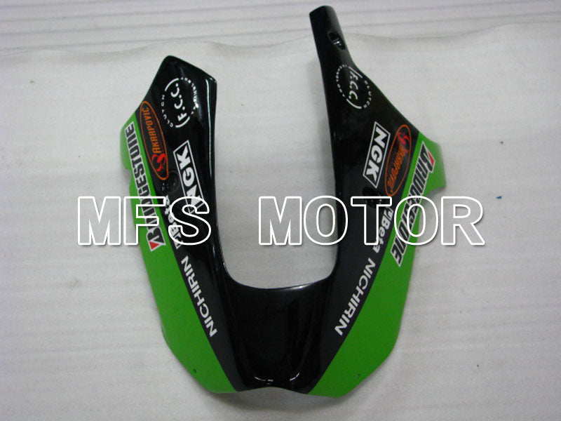 Kawasaki NINJA ZX9R 2000-2001 ABS Fairing - Monster - Black Green - MFS3835 - Fairings Kit