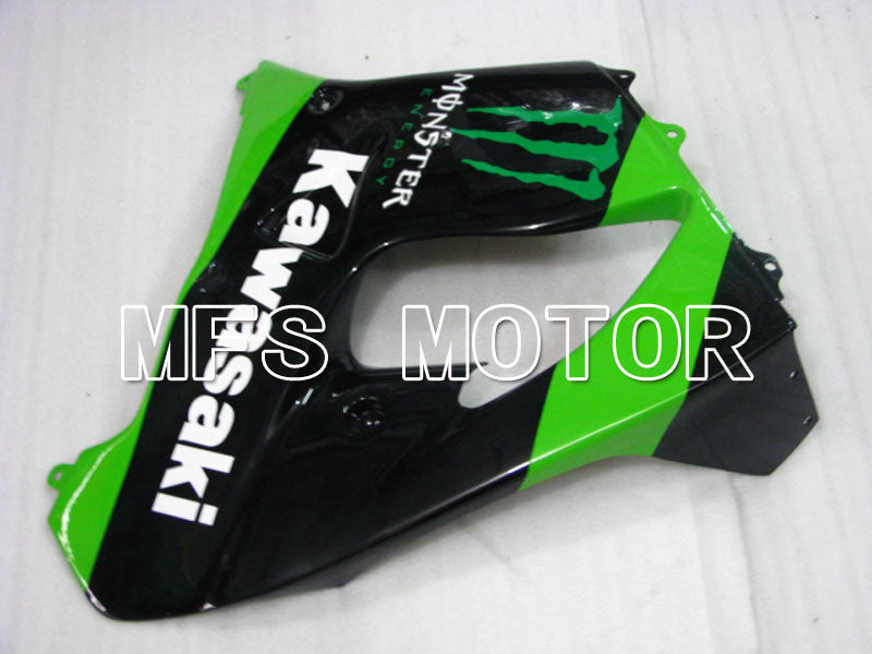 Kawasaki NINJA ZX9R 2000-2001 ABS Fairing - Monster - Black Green - MFS3835 - Fairings Kit