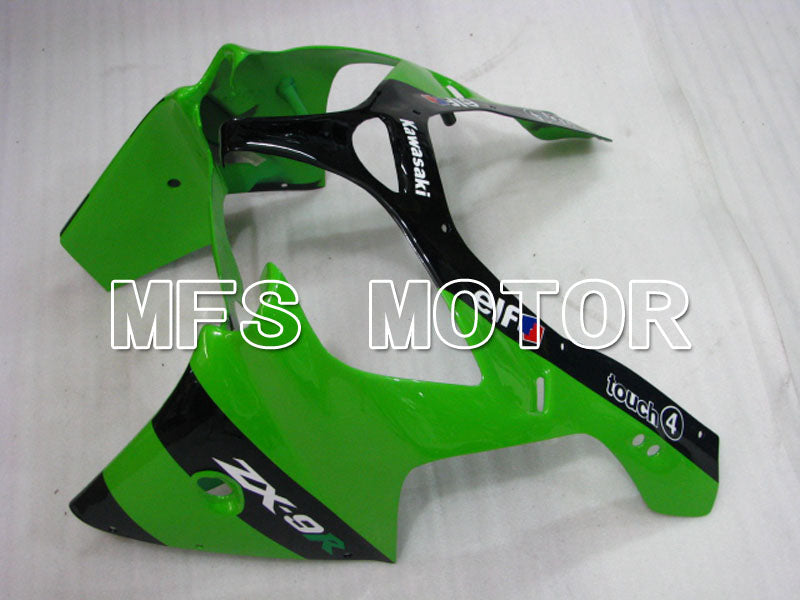 Kawasaki NINJA ZX9R 2000-2001 ABS Fairing - Monster - Black Green - MFS3835 - Fairings Kit