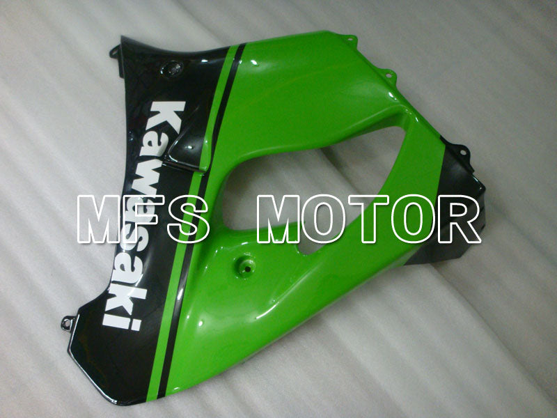 Kawasaki NINJA ZX9R 2000-2001 ABS Fairing - Factory Style - Black Green - MFS3838 - Fairings Kit
