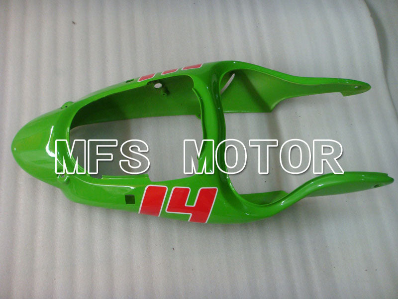 Kawasaki NINJA ZX9R 2000-2001 ABS Fairing - Factory Style - Black Green - MFS3838 - Fairings Kit