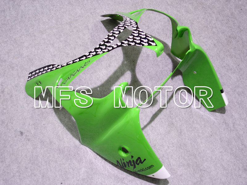 Kawasaki NINJA ZX9R 2000-2001 ABS Fairing - Factory Style - Black Green White - MFS3841 - Fairings Kit