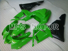 Kawasaki NINJA ZX10R 2004-2005 Injection ABS Fairing - Factory Style - Black Green - MFS3951 - Fairings Kit