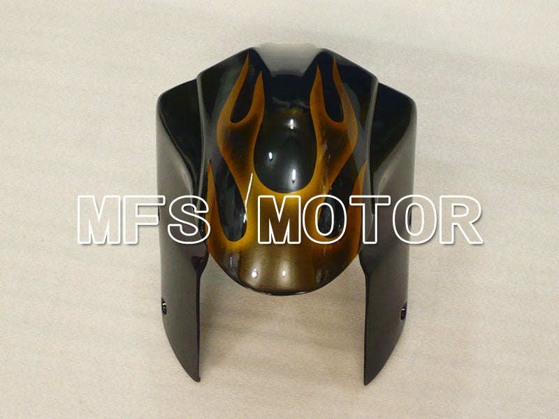 Kawasaki NINJA ZX10R 2004-2005 Injection ABS Fairing - Flame - Black Gold - MFS3957 - Fairings Kit