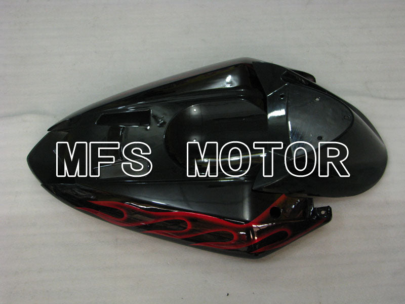 Kawasaki NINJA ZX10R 2004-2005 Injection ABS Fairing - Flame - Black Red - MFS3961 - Fairings Kit