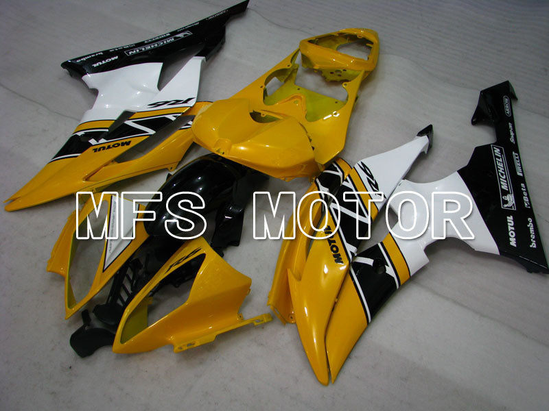 Yamaha YZF-R6 2008-2016 Injection ABS Fairing - Factory Style - White Yellow - MFS3964 - Fairings Kit