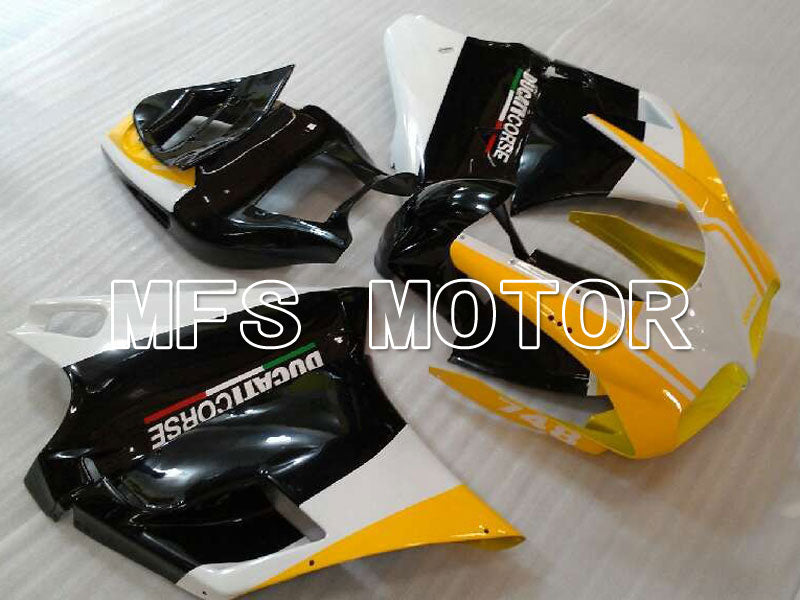 Ducati 748 / 998 / 996 1994-2002 Injection ABS Fairing - Factory Style - Black Yellow - MFS3968 - Fairings Kit