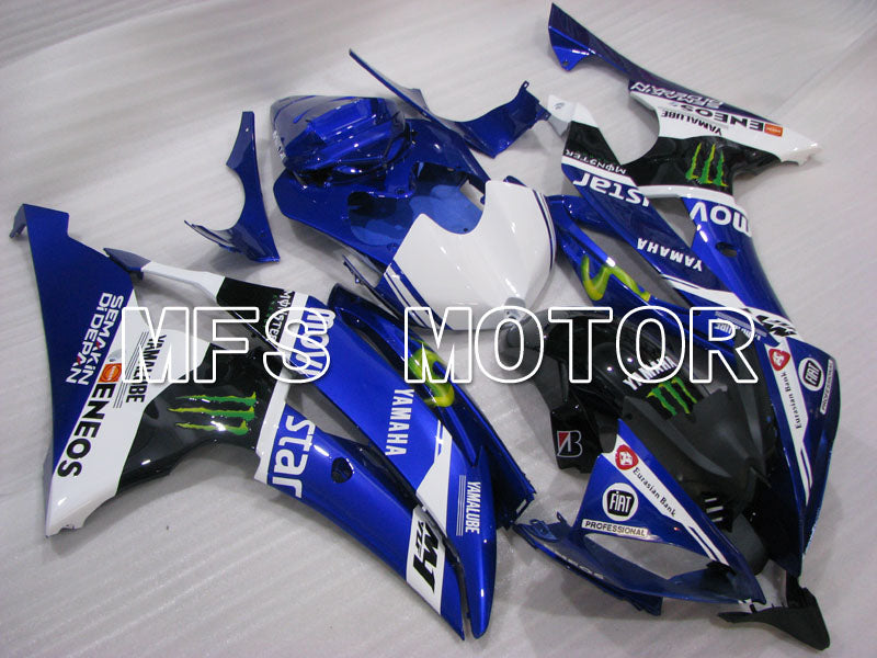 Yamaha YZF-R6 2008-2016 Injection ABS Fairing - Monster - Blue Black - MFS3975 - Fairings Kit