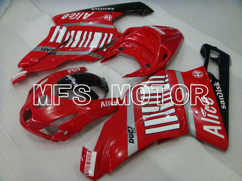 Ducati 749 / 999 2003-2004 Injection ABS Fairing - Alice - Red Black - MFS3998 - Fairings Kit