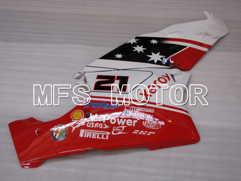 Ducati 749 / 999 2003-2004 Injection ABS Fairing - Xerox - Red White - MFS4033 - Fairings Kit