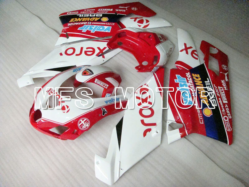 Ducati 749 / 999 2005-2006 Injection ABS Fairing - Xerox - Red White - MFS4062 - Fairings Kit