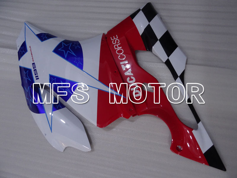 Ducati 1199 2011-2014 Injection ABS Fairing - Factory Style - Red White Blue - MFS4096 - Fairings Kit