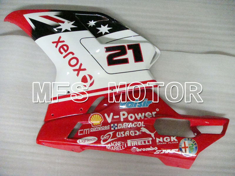 Ducati 848 / 1098 / 1198 2007-2011 Injection ABS Fairing - Xerox - Red White - MFS4098 - Fairings Kit