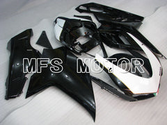 Ducati 848 / 1098 / 1198 2007-2011 Injection ABS Fairing - Factory Style - Black White - MFS4142 - Fairings Kit
