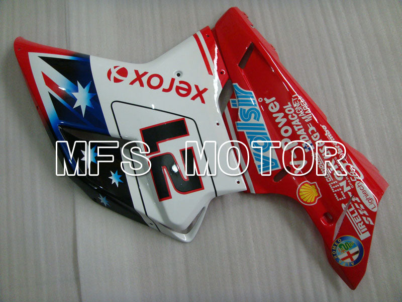 Ducati 848 / 1098 / 1198 2007-2011 Injection ABS Fairing - Xerox - Red White - MFS4146 - Fairings Kit