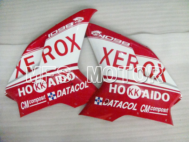 Ducati 848 / 1098 / 1198 2007-2011 Injection ABS Fairing - Xerox - Red White - MFS4153 - Fairings Kit