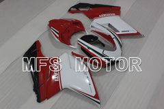 Ducati 848 / 1098 / 1198 2007-2011 Injection ABS Fairing - Factory Style - Red White - MFS4156 - Fairings Kit