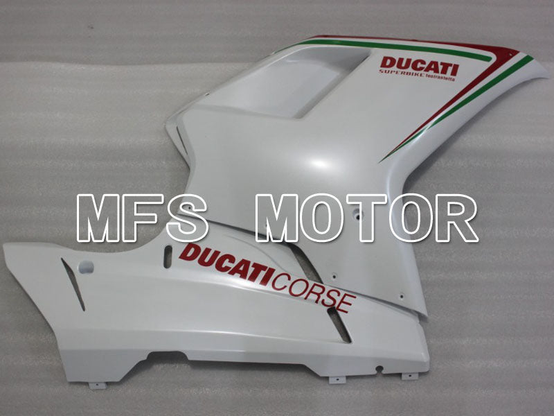 Ducati 848 / 1098 / 1198 2007-2011 Injection ABS Fairing - Factory Style - Red White - MFS4162 - Fairings Kit