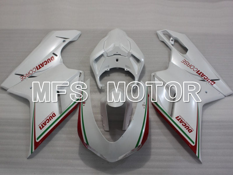 Ducati 848 / 1098 / 1198 2007-2011 Injection ABS Fairing - Factory Style - Red White - MFS4162 - Fairings Kit