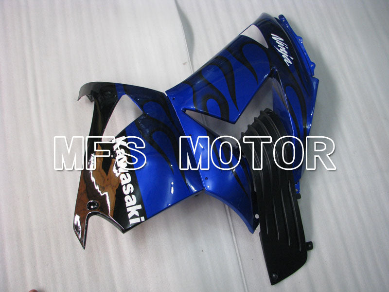 Kawasaki NINJA ZX14R 2006-2011 Injection ABS Fairing - Flame - Black Blue - MFS4164 - Fairings Kit