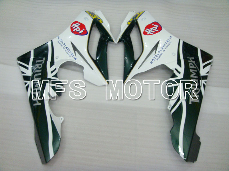 Triumph Daytona 675 2006-2008 Injection ABS Fairing - parkingo - Black White - MFS4191 - Fairings Kit