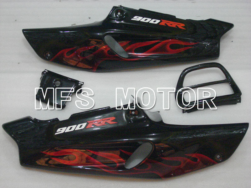 Honda CBR900RR 893 1992-1993 ABS Fairing - Flame - Black Red wine color - MFS4234 - Fairings Kit