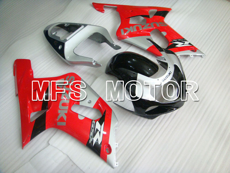 Suzuki GSXR1000 2000-2002 Injection ABS Fairing - Factory Style - Silver Red - MFS4278 - Fairings Kit