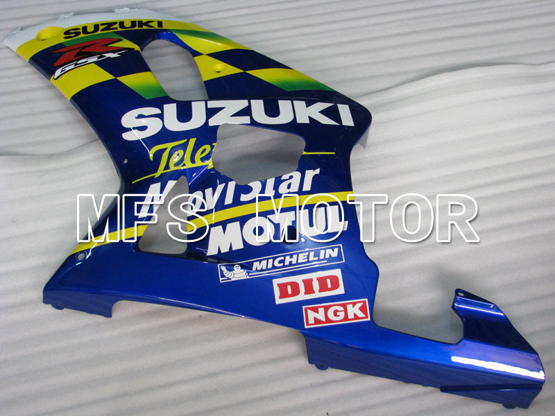 Suzuki GSXR1000 2000-2002 Injection ABS Fairing - Movistar - Blue Yellow - MFS4313 - Fairings Kit