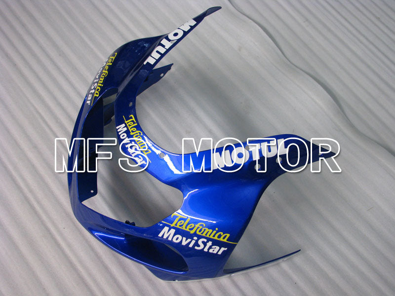Suzuki GSXR1000 2000-2002 Injection ABS Fairing - Movistar - Blue Yellow - MFS4313 - Fairings Kit