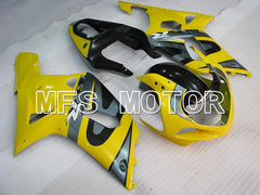 Suzuki GSXR1000 2000-2002 Injection ABS Fairing - Factory Style - Yellow Gray - MFS4332 - Fairings Kit