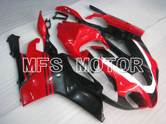 Aprilia RSV 1000 R 2004-2009 ABS Fairing - Factory Style - Black Red - MFS4338 - Fairings Kit