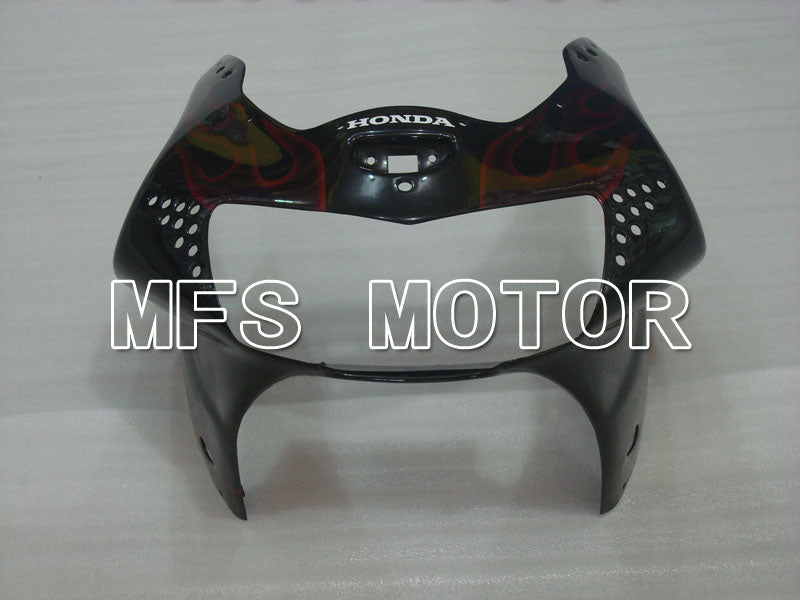 Honda CBR900RR 919 1998-1999 ABS Fairing - Flame - Red wine color Black - MFS4360 - Fairings Kit