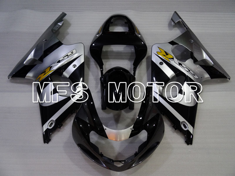 Suzuki GSXR1000 2000-2002 Injection ABS Fairing - Factory Style - Black Silver - MFS4375 - Fairings Kit