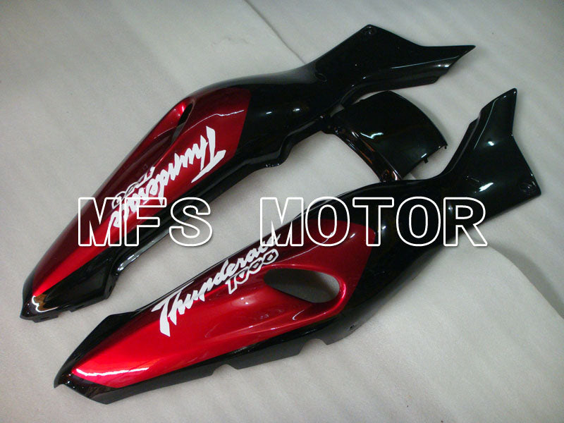 Yamaha YZF1000R 1997-2007 ABS Fairing - Flame- Black Red - MFS4381 - Fairings Kit