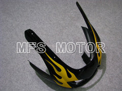 Yamaha YZF1000R 1997-2007 ABS Fairing - Flame - Black Yellow - MFS4420 - Fairings Kit