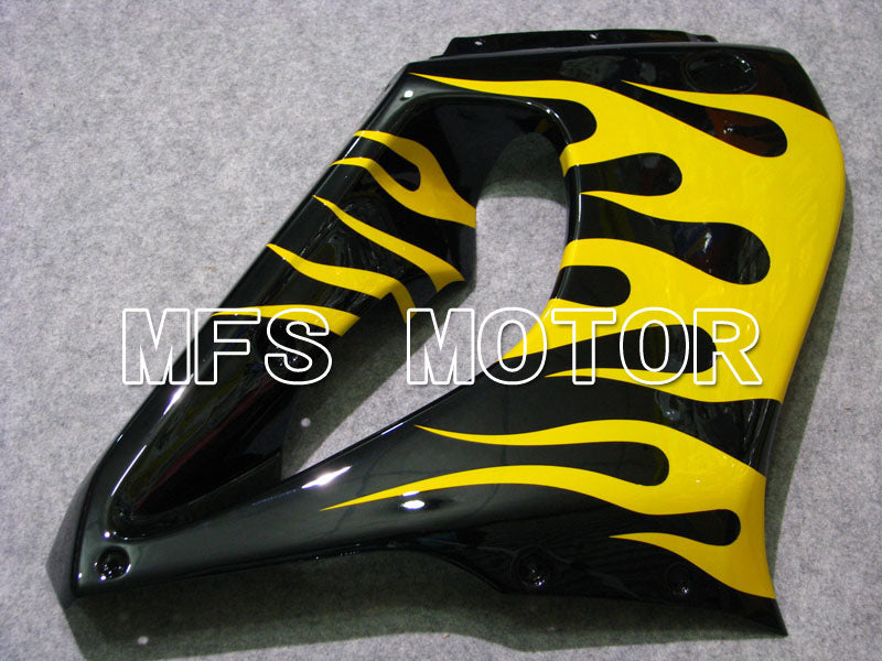 Yamaha YZF1000R 1997-2007 ABS Fairing - Flame - Black Yellow - MFS4420 - Fairings Kit